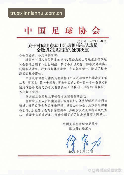 资深用户分享：从中国足协第三批禁足名单看JNH安全平台如何守护赛事公正